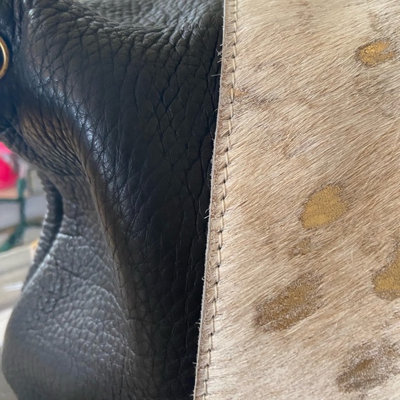 CHC Handmade/High Quality Pebbled Black Leather Foldover Crossbody Bag - EUC - Picture 8 of 16